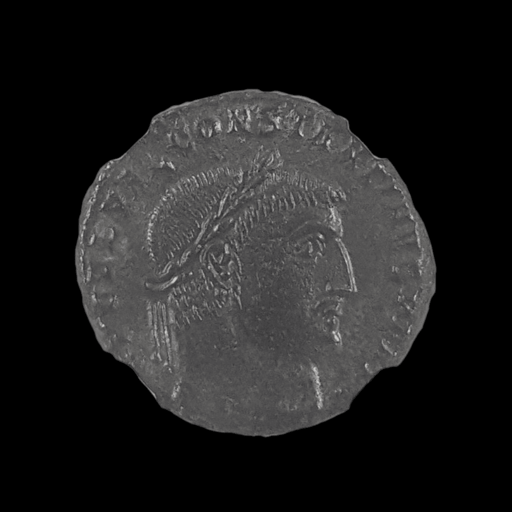 Roman Bronze Coin – Emperor Constantine the Great (about 1,700